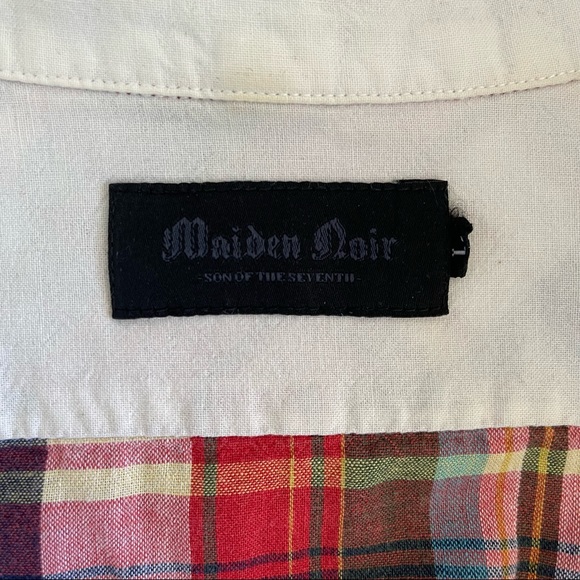 Maiden Noir Flannel Button Up Shirt - Picture 3 of 6